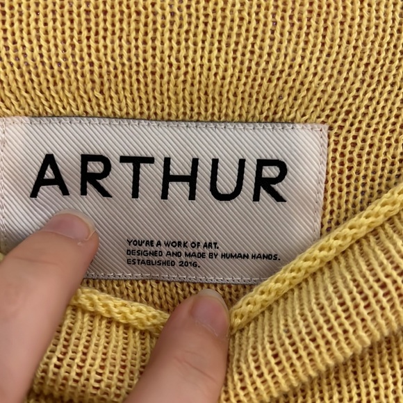 NWOT Sunrise Raw Edge Top: Horizon - Arthur - Picture 4 of 7